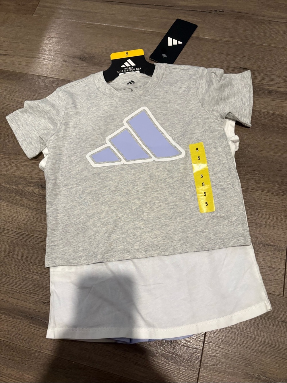 Girls Adidas 3PC Set Size 5